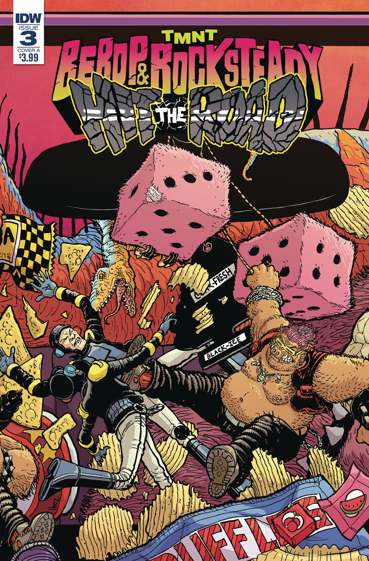 Teenage Mutant Ninja Turtles: Bebop & Rocksteady Hit the Road #3 Comic
