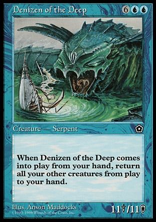 Denizen of the Deep (Portal Second Age) Trading Card