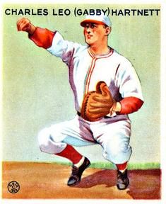 Gabby Hartnett 1933 Goudey (R319) #202 Sports Card