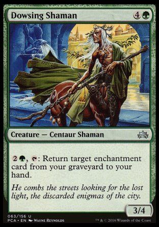 Dowsing Shaman (Planechase Anthology decks) Trading Card