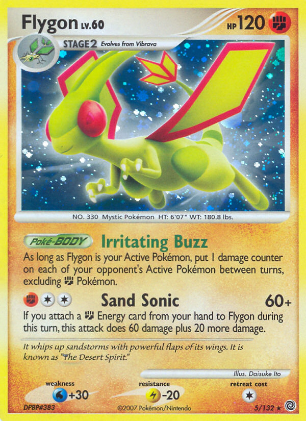 Flygon (5/132) - Secret Wonders Pokémon Card