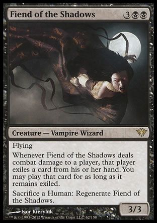 Fiend of the Shadows (Dark Ascension) Trading Card