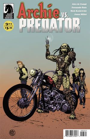 Archie Vs Predator #3 (Pope Ultra Variant Cover)