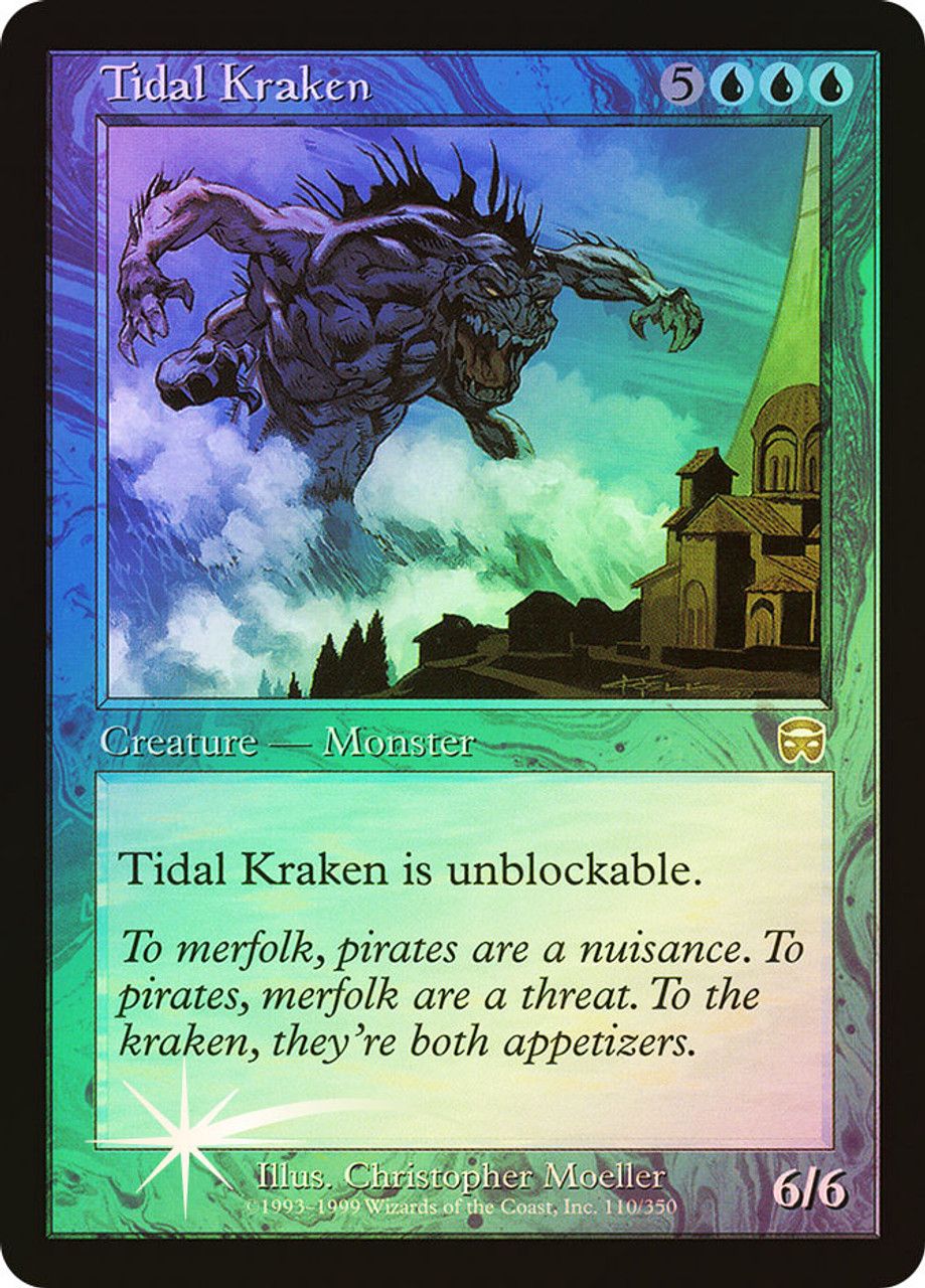 Tidal Kraken (Mercadian Masques - Foil) Trading Card