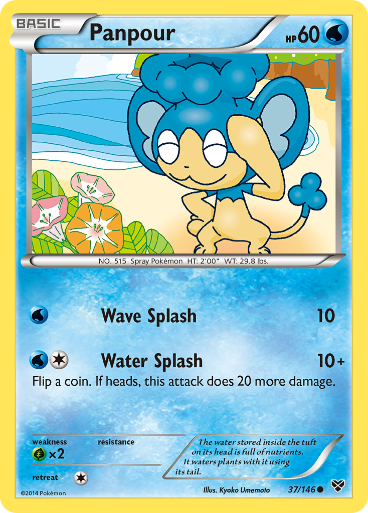 Panpour (37/146) - XY Pokémon Card