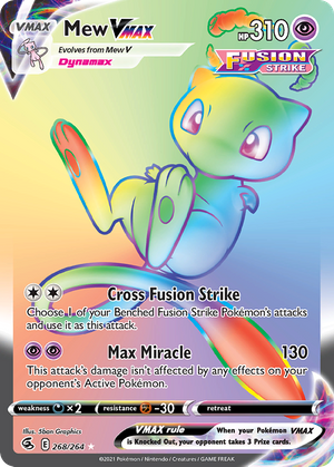 basic mew pokemon card value 32/68 Mew | Rare Card | Hidden Fates main image 0