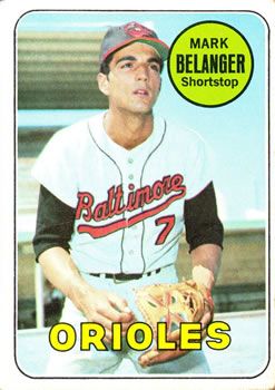 Mark Belanger 1969 Topps #299 Sports Card
