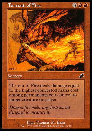 Torrent of Fire (Scourge) Trading Card