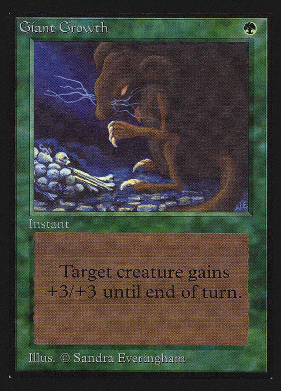 Giant Growth (Collector's Edition) Trading Card