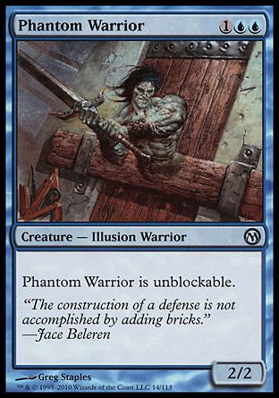 Phantom Warrior (Duels of the Planeswalkers) Trading Card