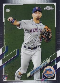 Andres Gimenez 2021 Topps Chrome Baseball #88 Sports Card