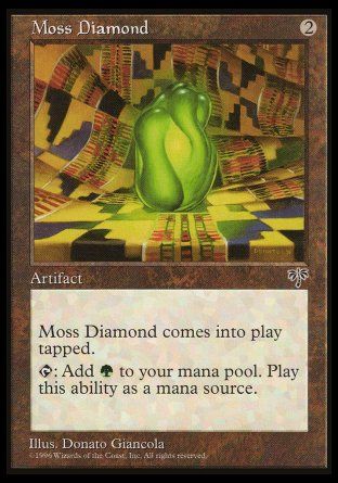 Moss Diamond (Mirage) Trading Card