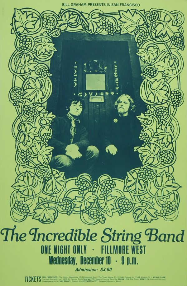 1969Fillmore WestIncredible String Band Value GoCollect (1969