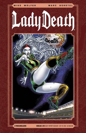 Lady Death  #25 (Sexy Sport Soccer Cover)