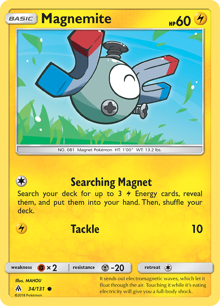 Magnemite (34/131) - Forbidden Light Pokémon Card