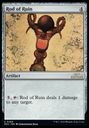 Rod of Ruin (Magic 30th Anniversary Edition) Trading Card