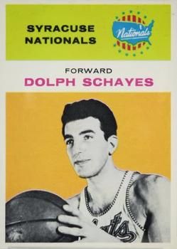 Dolph Schayes 1961 Fleer #39 Sports Card