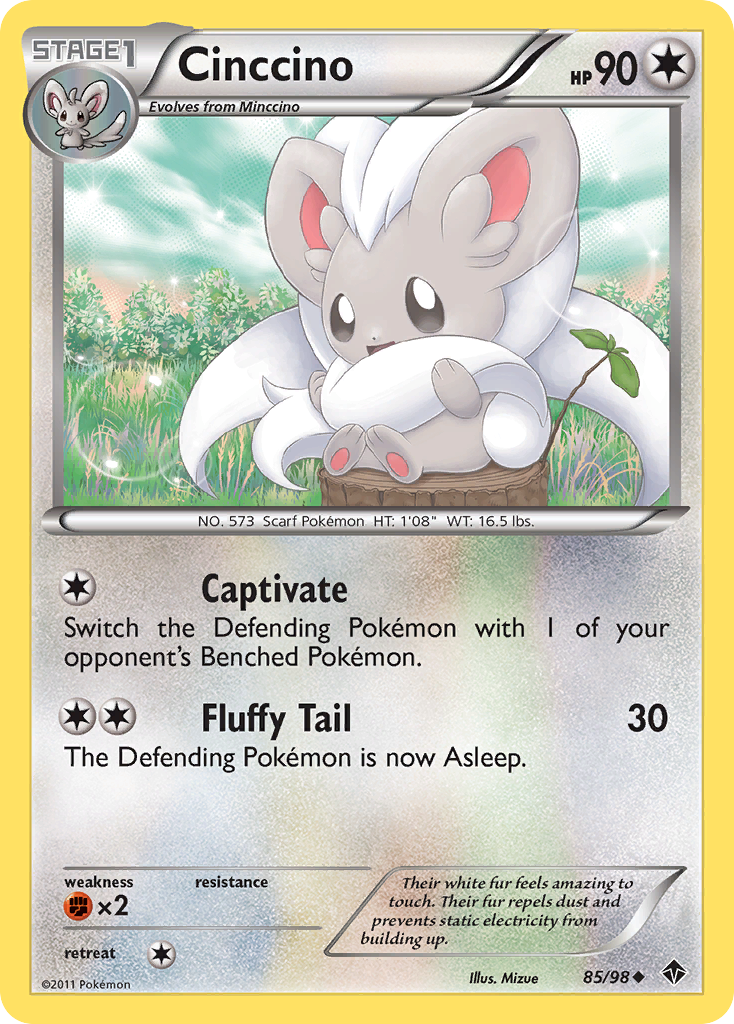 Cinccino (85/98) - Emerging Powers Pokémon Card