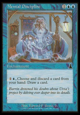 Mental Discipline (Urza's Destiny) Trading Card