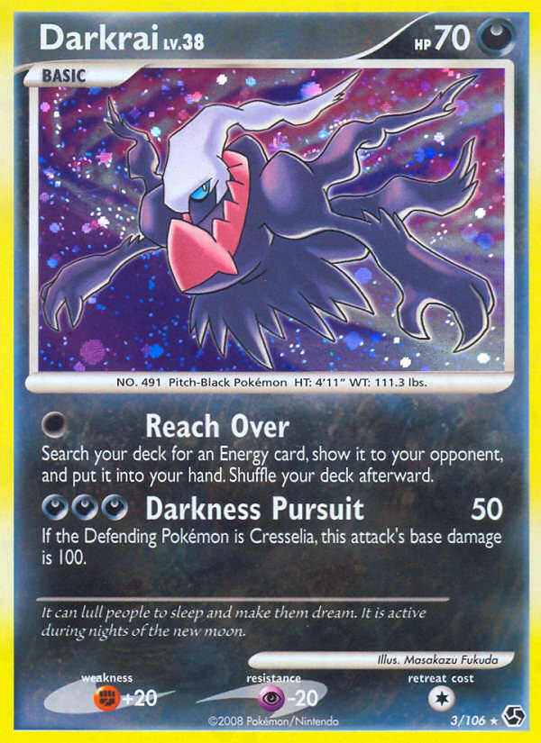 Darkrai (3/106) - Great Encounters Pokémon Card