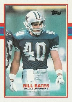 Bill Bates 1989 Topps #384 Sports Card