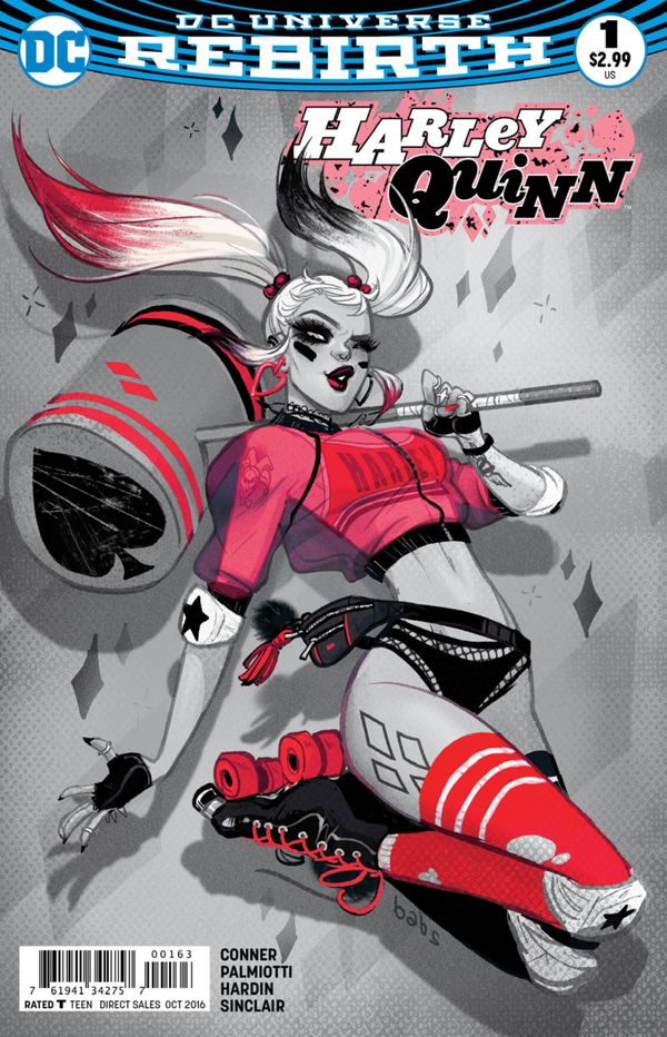 Harley Quinn #1 (Fried Pie b/w Variant)