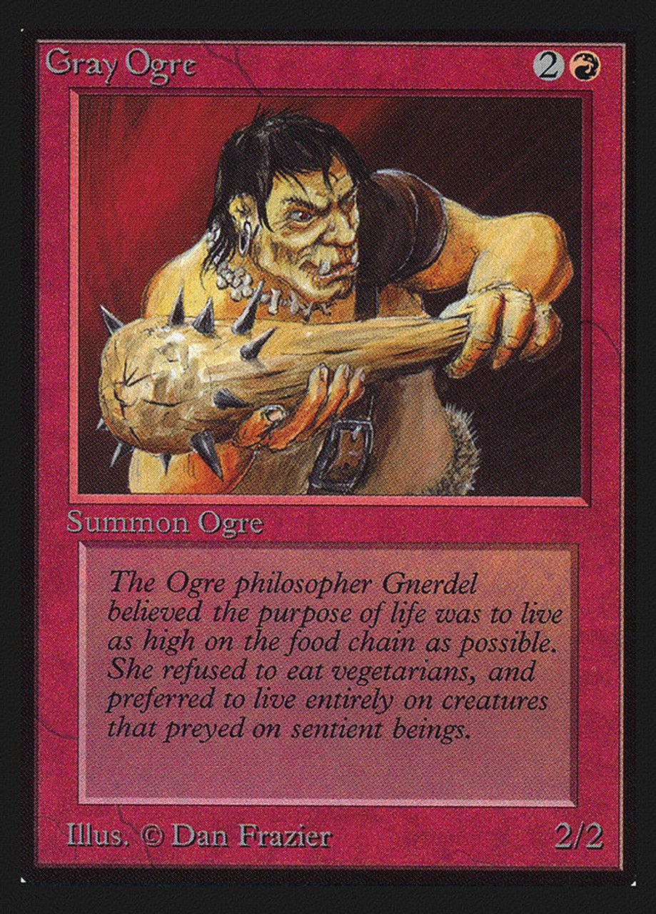 Gray Ogre (Collector's Edition) Trading Card