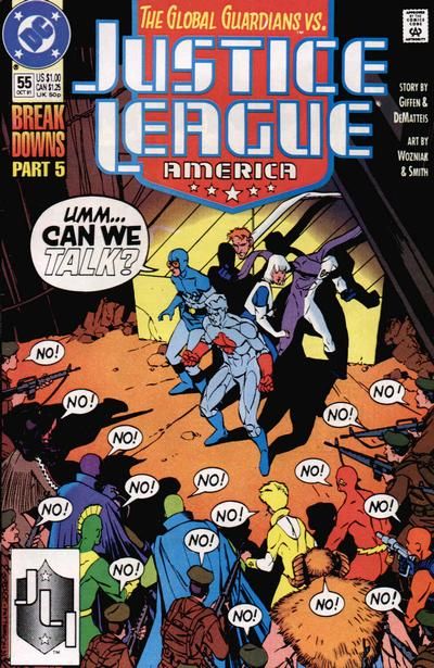 Justice League America #55 Comic