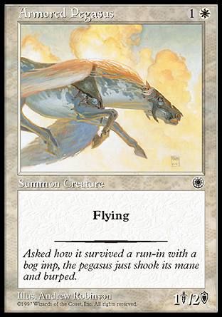 Armored Pegasus (Portal) Trading Card