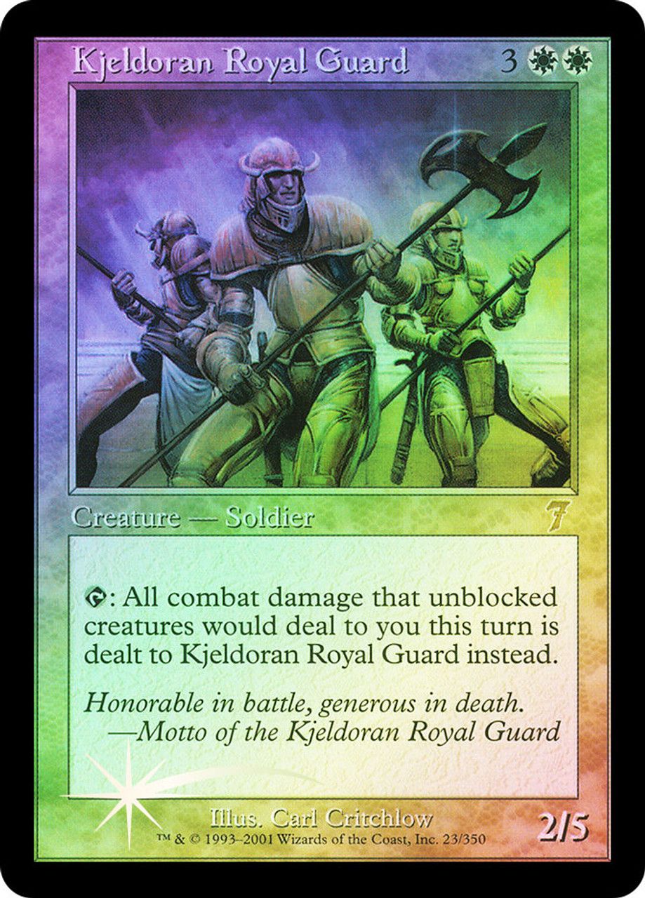 Kjeldoran Royal Guard (7th Edition - Foil) Trading Card