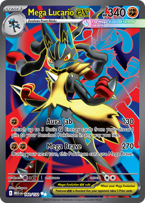 Mega Lucario ex (160/132) - Mega Evolution