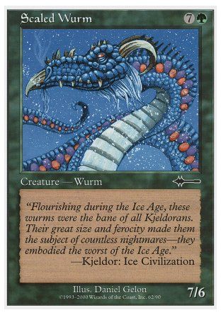 Scaled Wurm (Beatdown) Trading Card