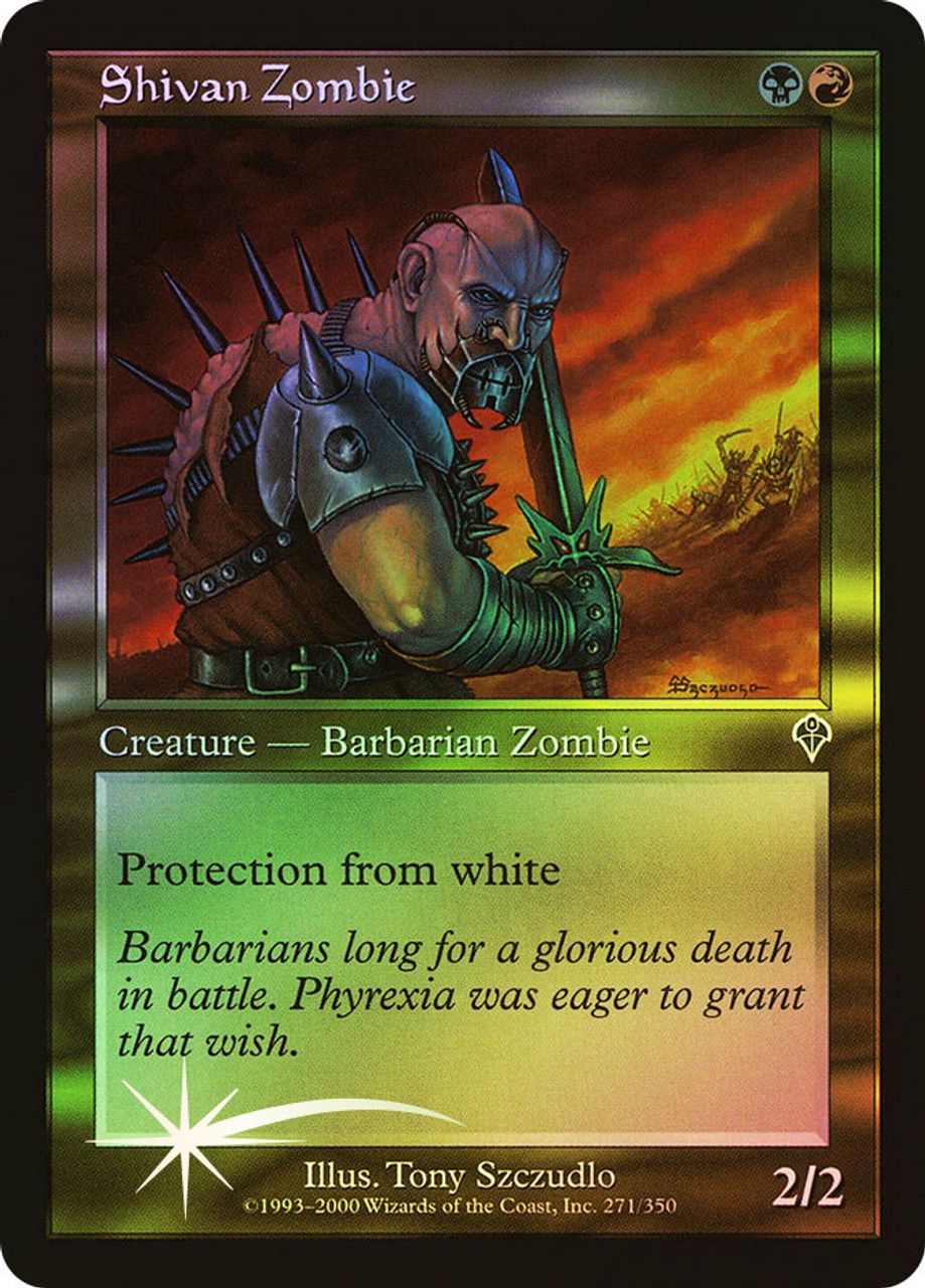 Shivan Zombie (Invasion - Foil) Trading Card