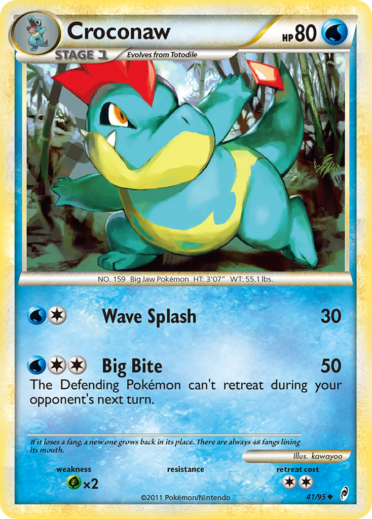 Croconaw (41/95) - Call of Legends Pokémon Card