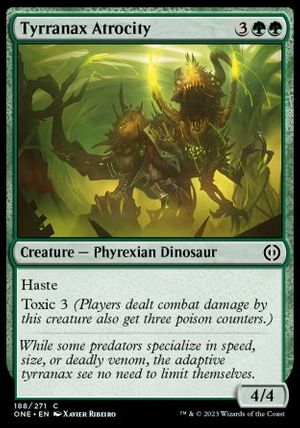 Tyrranax Atrocity (Phyrexia: All Will Be One)