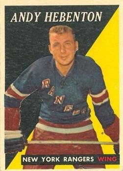 Andy Hebenton 1958 Topps #46 Sports Card