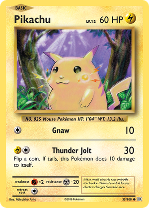 Pikachu (35/108) - Evolutions