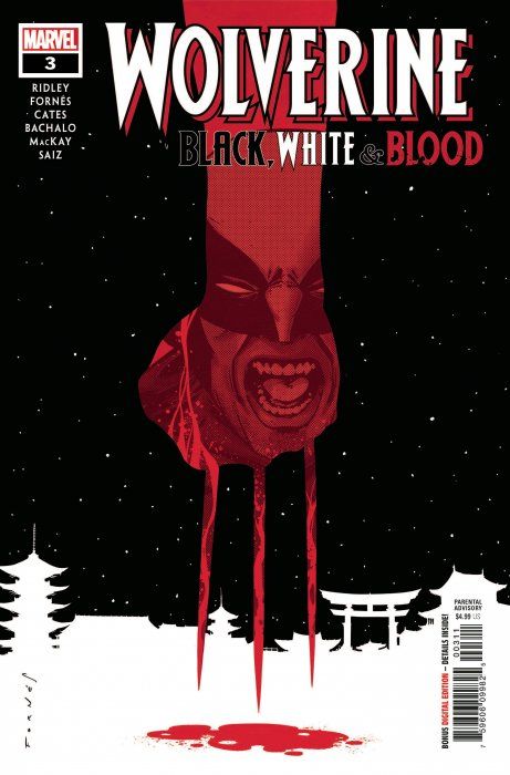 Wolverine: Black White & Blood #3 Comic