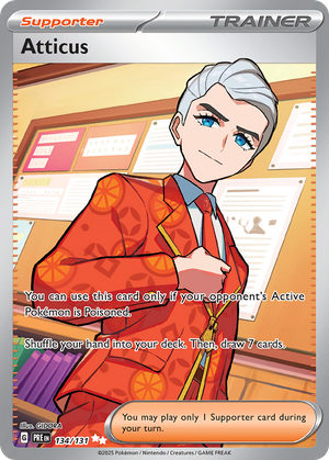 Atticus (Trainer: Supporter) (134/131) - Prismatic Evolutions