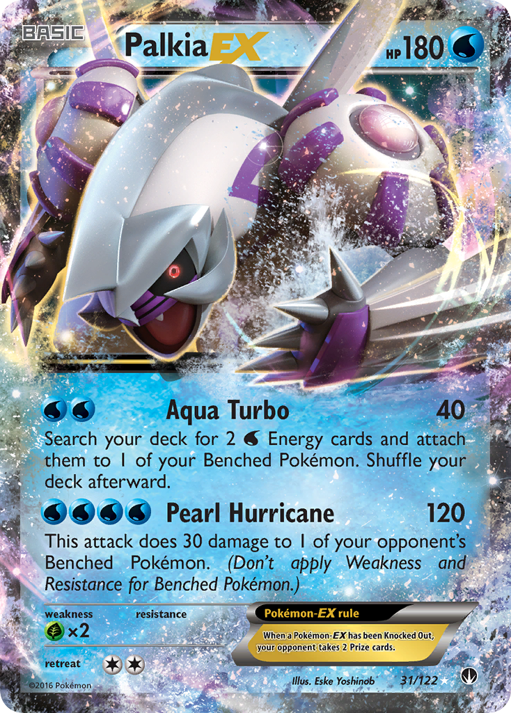 Palkia EX (31/122) - BREAKpoint Pokémon Card