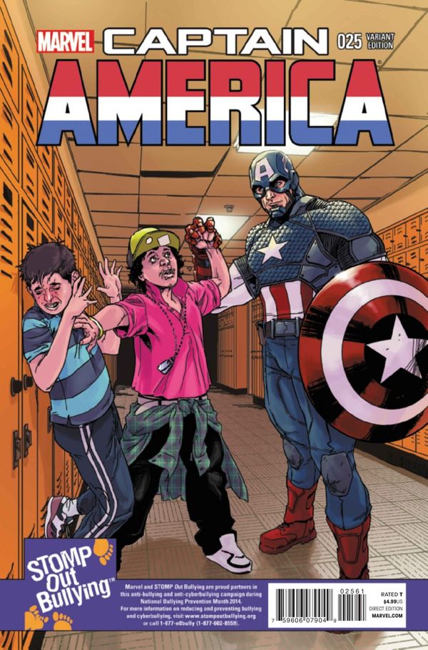 Captain America #25 (Stomp Out Bullying Var)