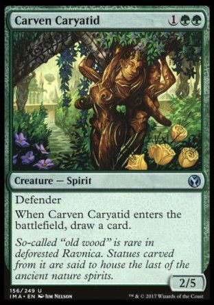 Carven Caryatid (Iconic Masters) Trading Card