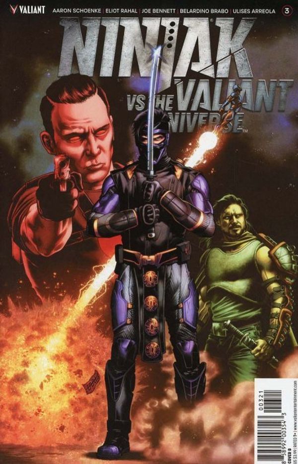 Ninjak vs the Valiant Universe #3 (Cover B Cafu)