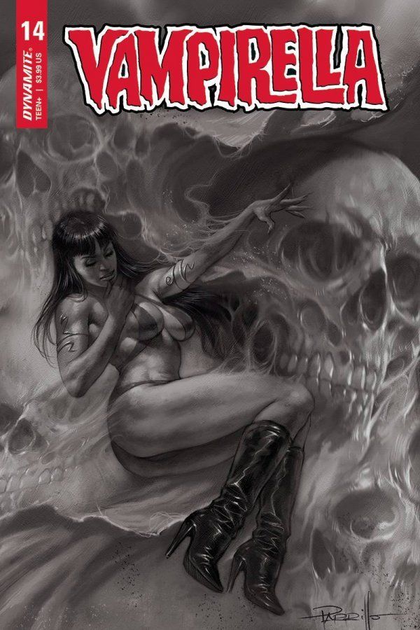 Vampirella #14 (10 Copy Parrillo B&w Cover)