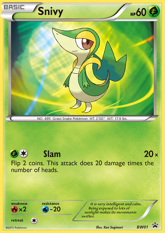 Snivy (BW01) - BW Black Star Promos Pokémon Card