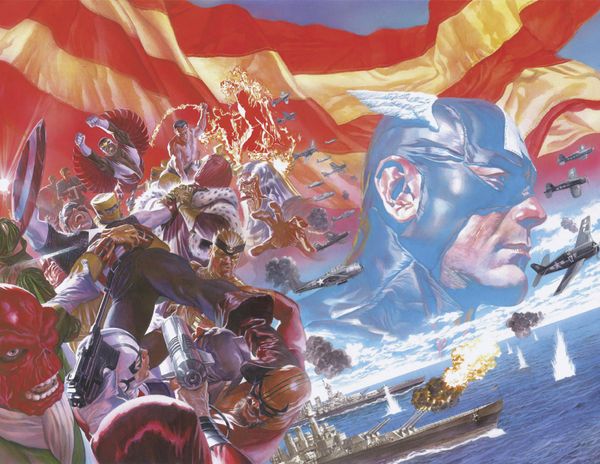 Captain America #1 (Ross Virgin Art Variant)