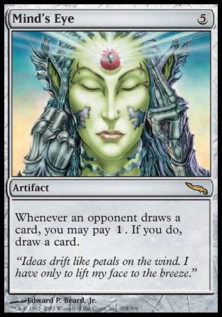 Mind's Eye (Mirrodin) Trading Card