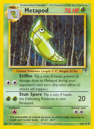 Metapod (54/110) - Legendary Collection