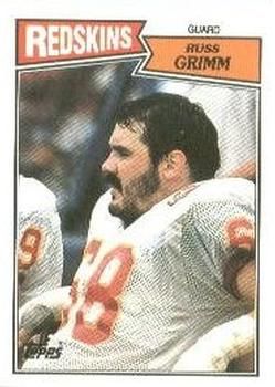 Russ Grimm 1987 Topps #73 Sports Card