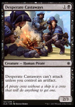 Desperate Castaways (Ixalan) Trading Card